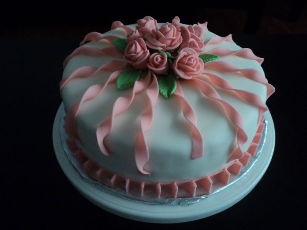 Elegant Woman Birthday Cake