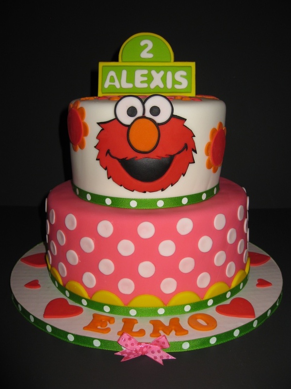 Elmo 2nd Birthday Cake