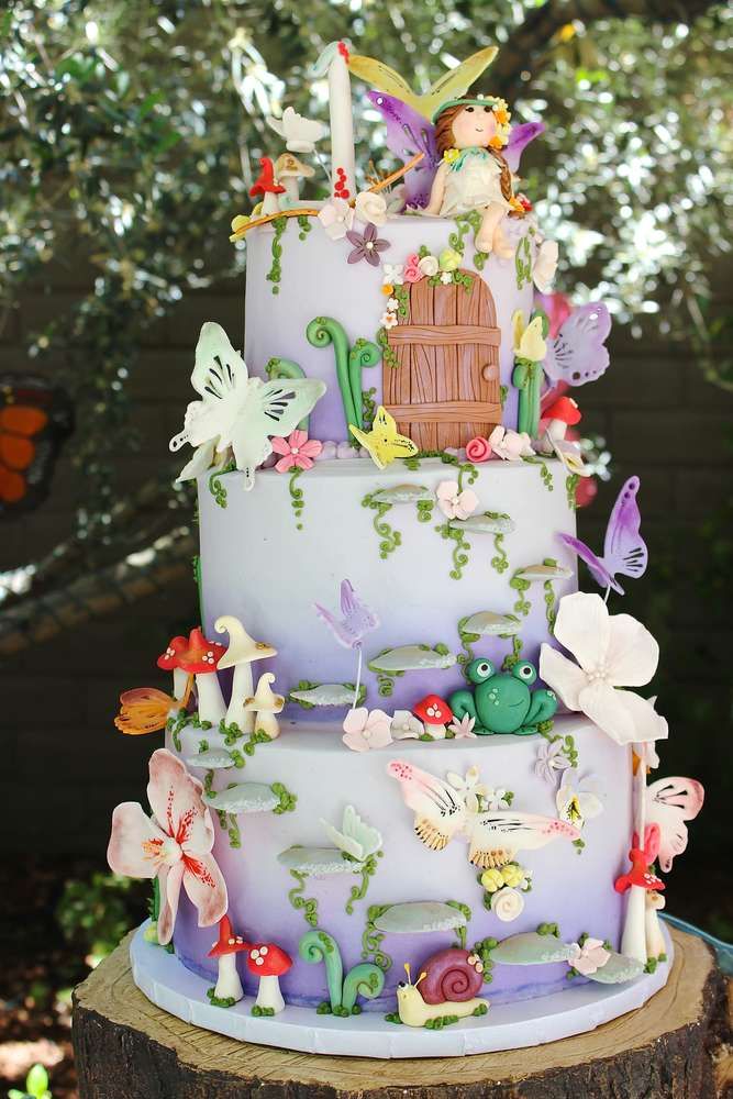 Fairy Birthday Party Cake