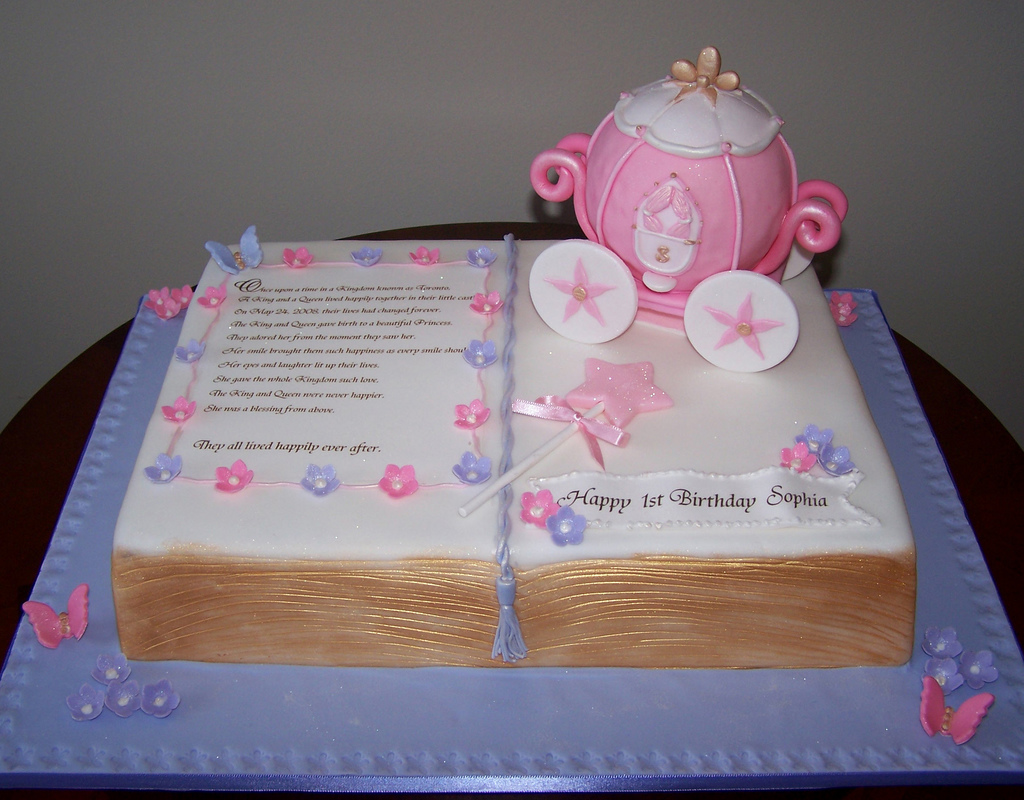 Fairy Tale Book Cake