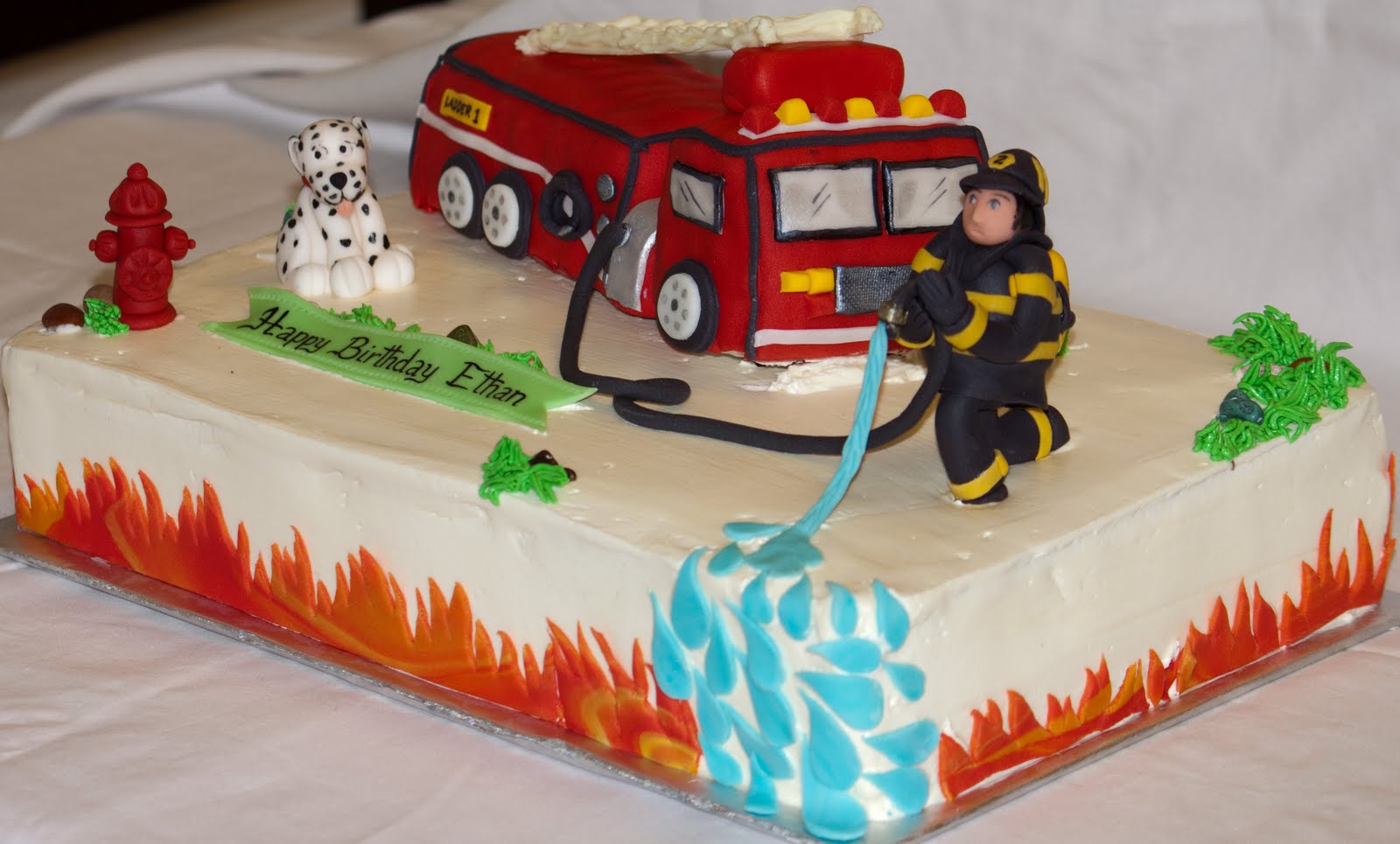 Fire Truck Cake Decorations