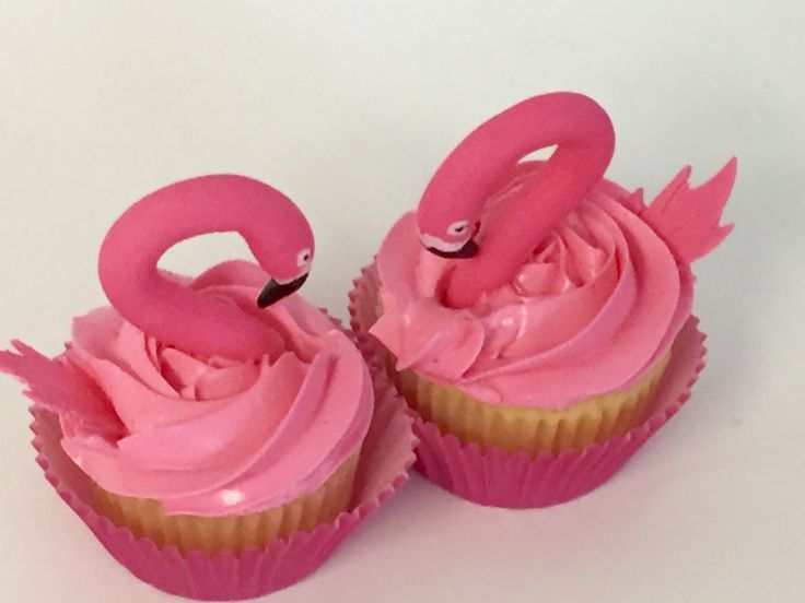 Flamingo Cupcakes