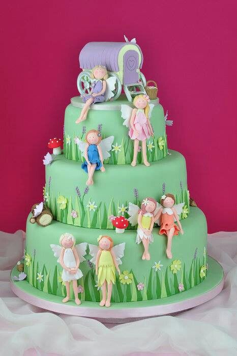 Flower Fairies Birthday Cake