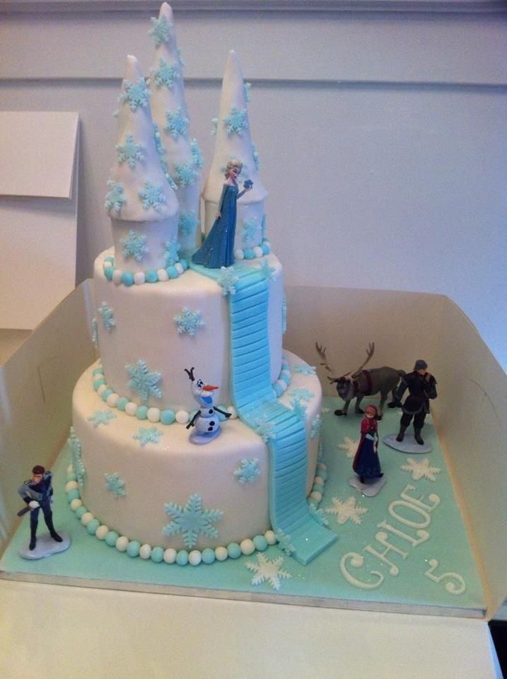 12 Photos of Simple Frozen Birthday Cakes