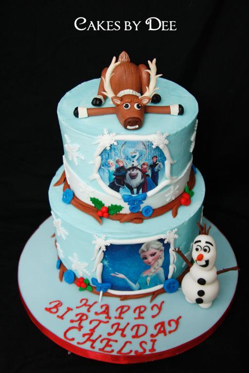 Frozen Birthday Cake