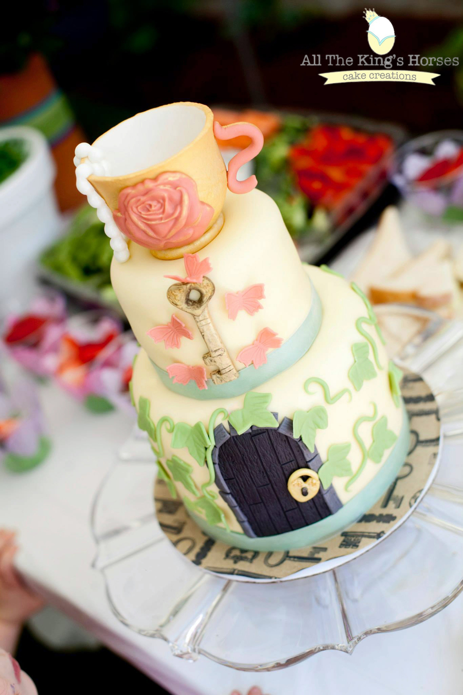 Garden Tea Party Cake