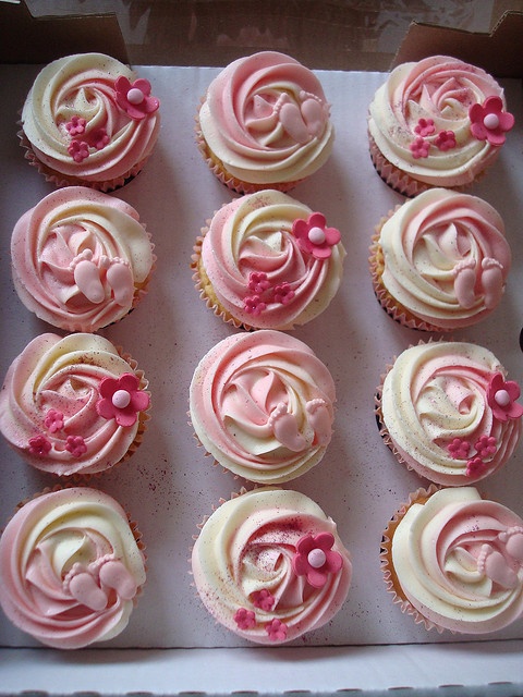 Girl Baby Shower Cupcake Ideas