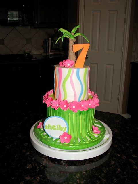 Girls 7th Birthday Cake Ideas