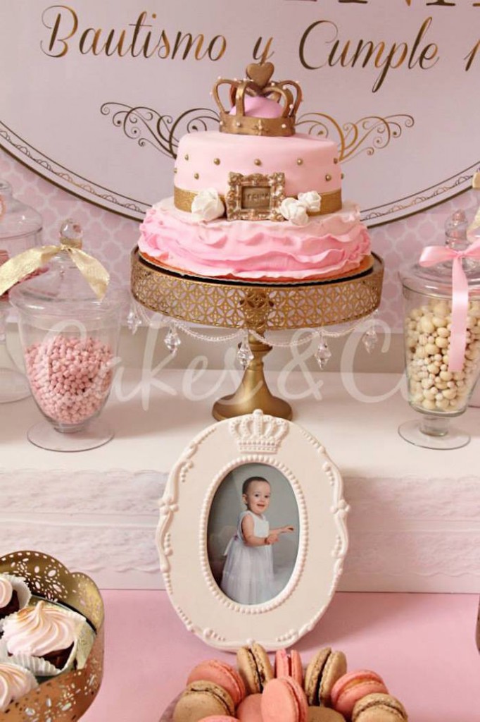 Gold and Pink 1st Birthday Party Ideas