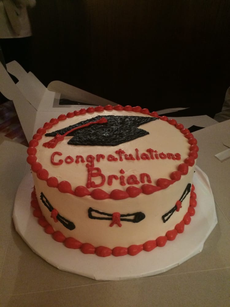 Graduation Red Velvet Cake