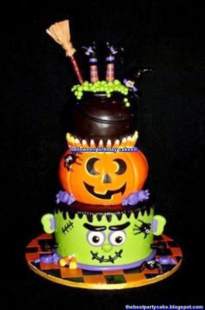 9 Photos of Halloween Birthday Cakes