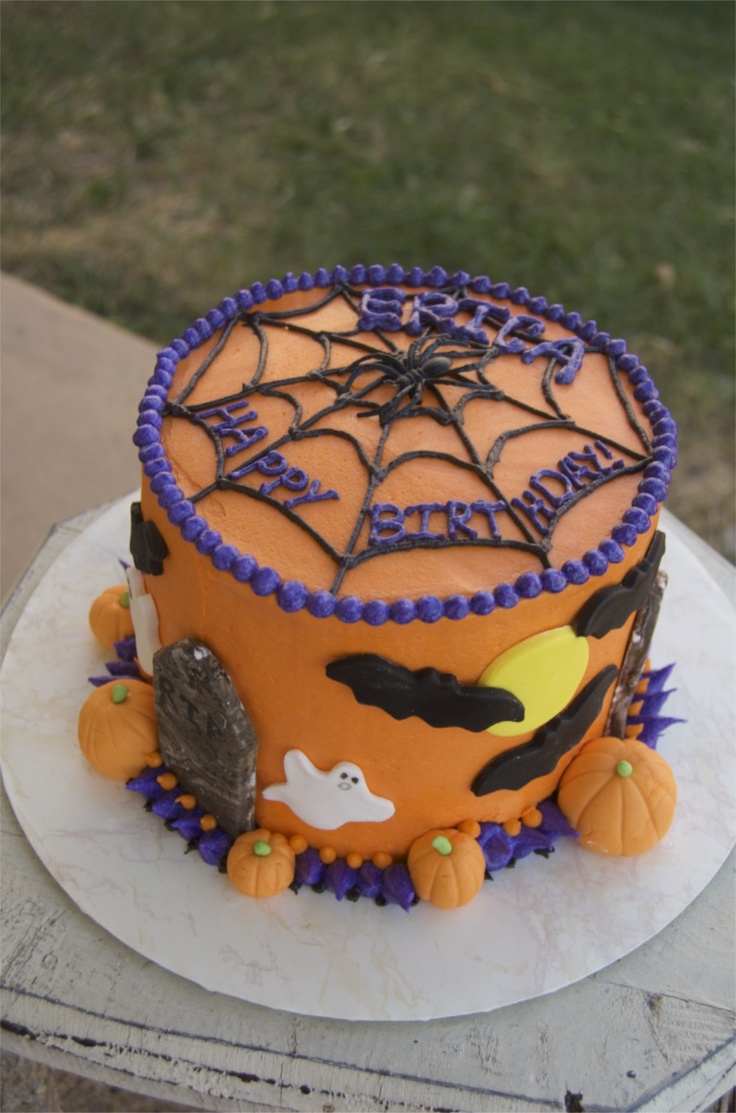 Halloween Birthday Cake