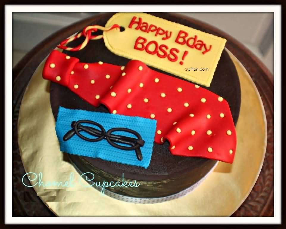 Happy Birthday Boss Cake