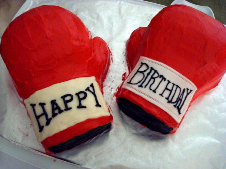 Happy Birthday Boxing Cakes