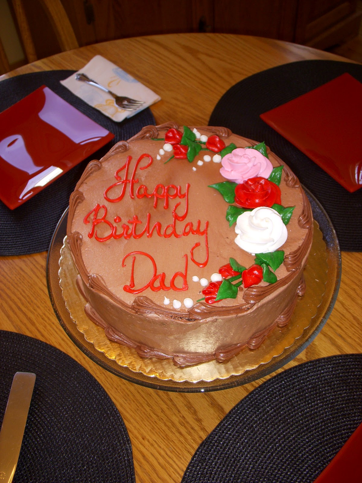 Happy Birthday Dad Cake