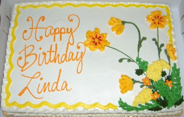 Happy Birthday Linda Cake