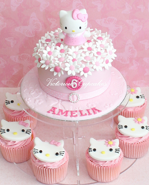 Hello Kitty Birthday Cake