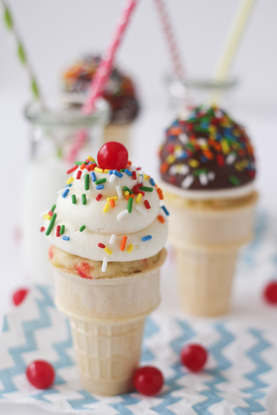 Ice Cream Cone Cupcakes