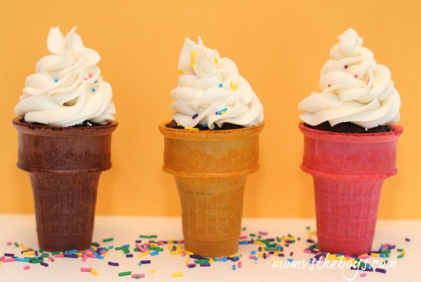 Ice Cream Cone Cupcakes