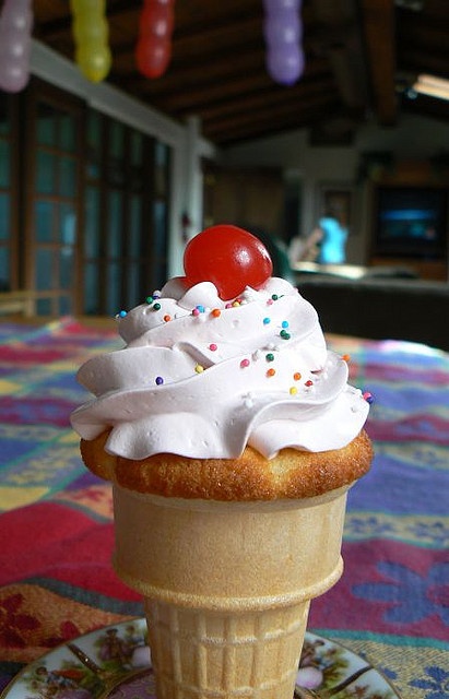 Ice Cream Cone Cupcakes