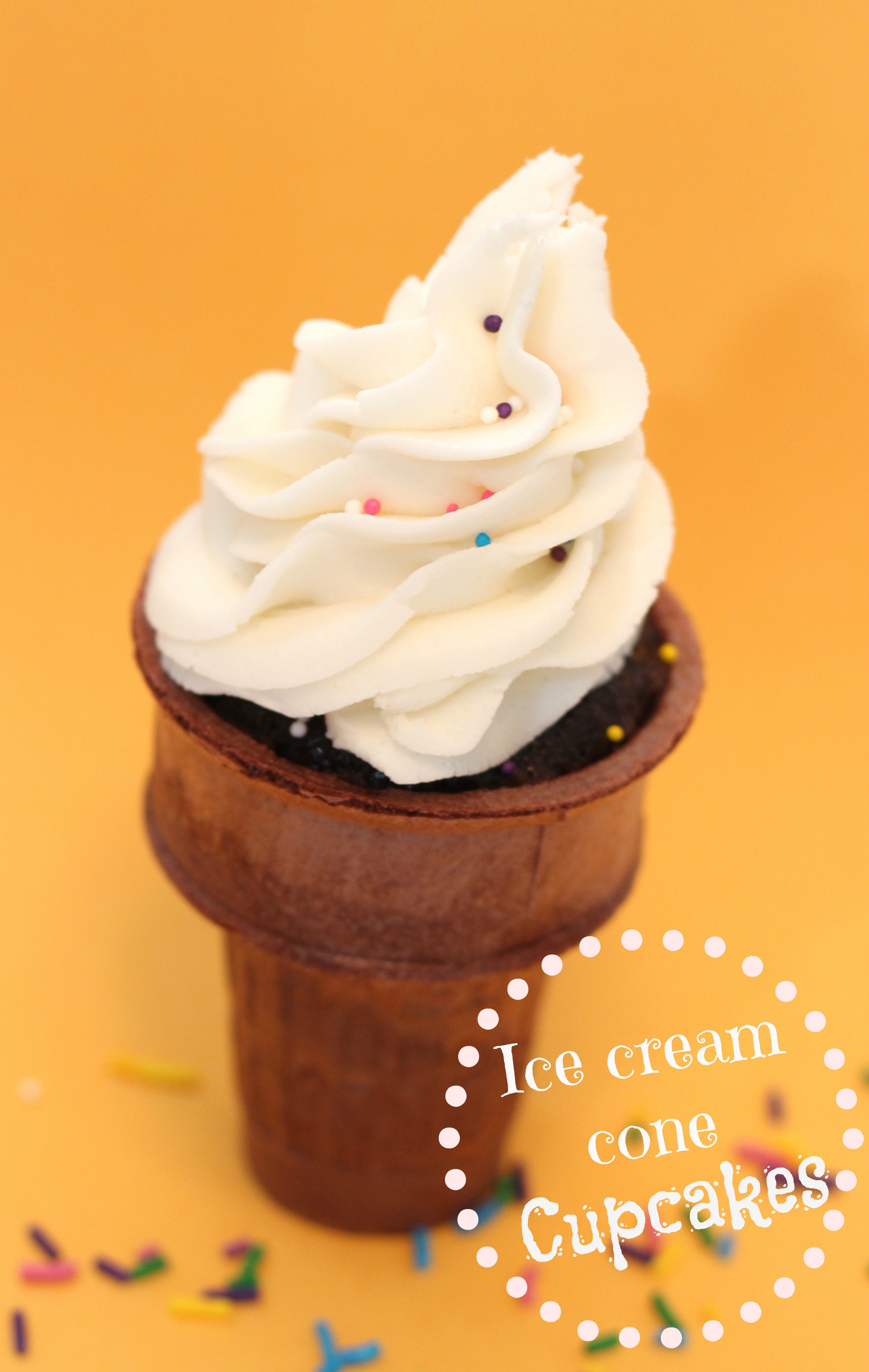 Ice Cream Cone Cupcakes