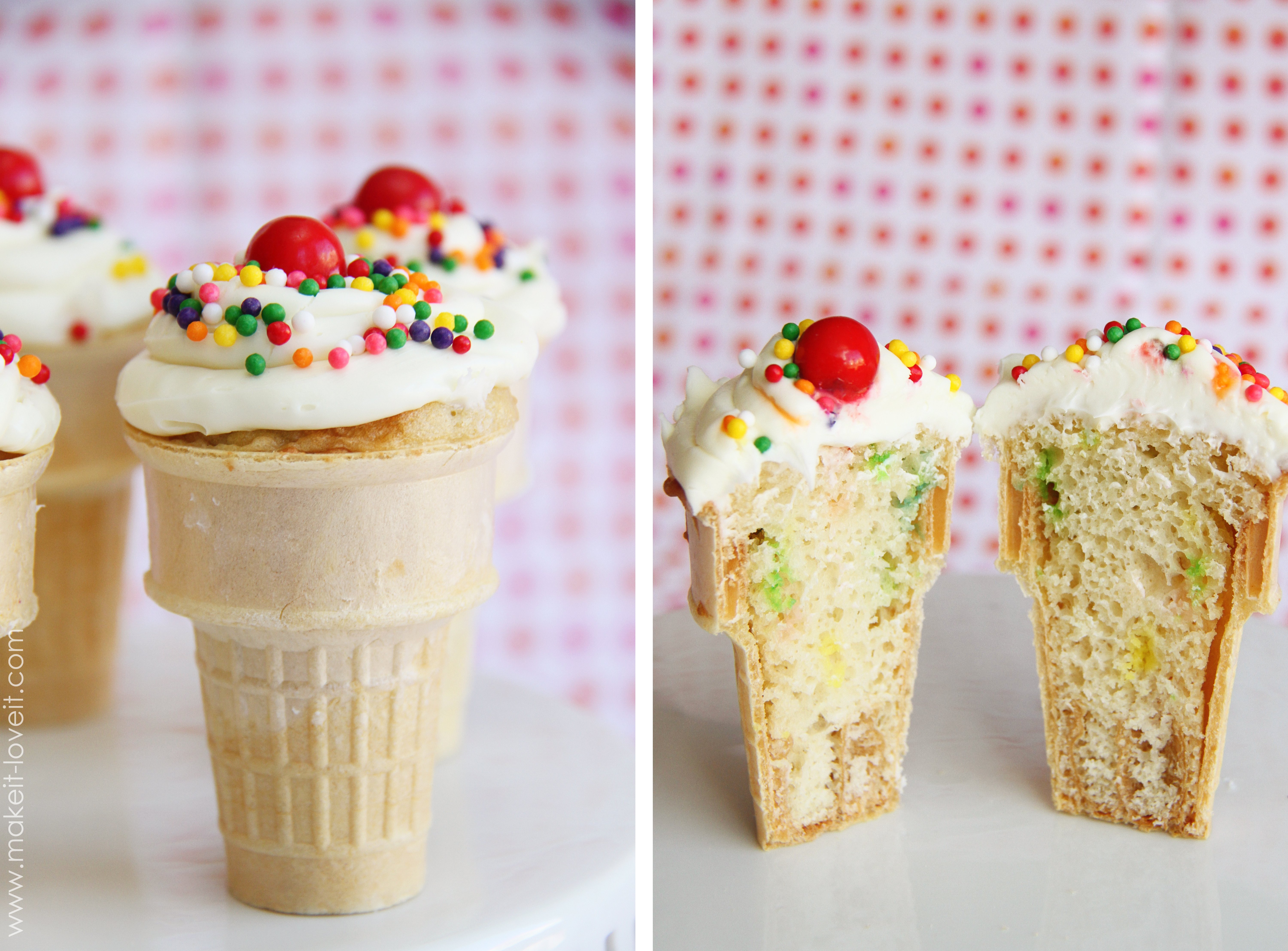 Ice Cream Cone Cupcakes