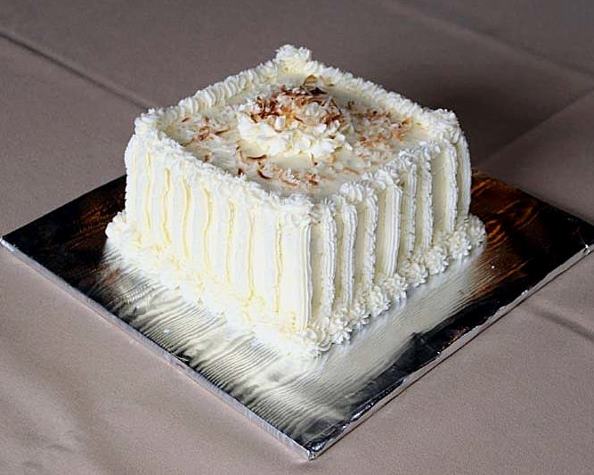 Italian Cream Wedding Cake