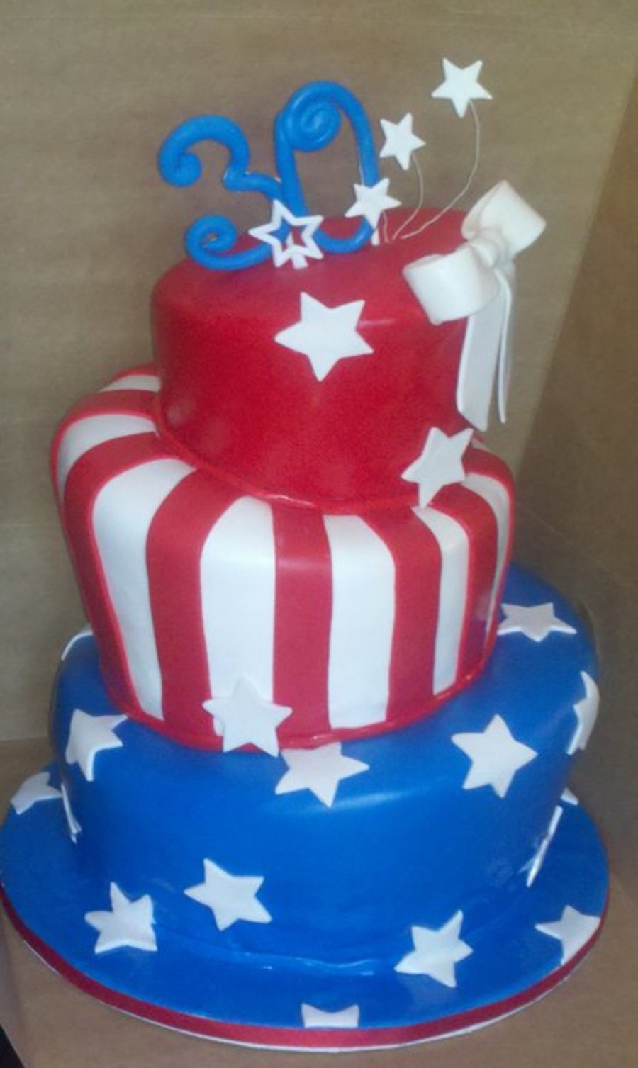 July 4th Birthday Cake