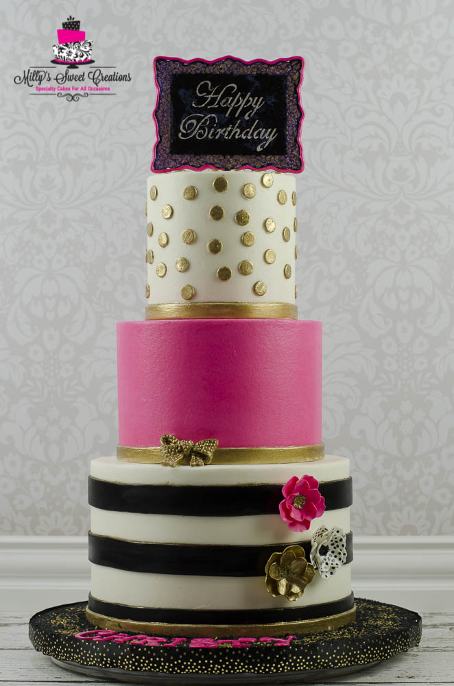 Kate Spade Birthday Cake