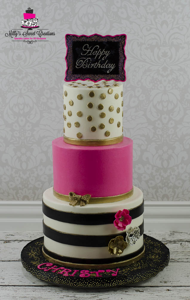 Kate Spade Birthday Cake