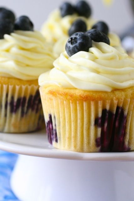 Lemon Blueberry Cupcakes