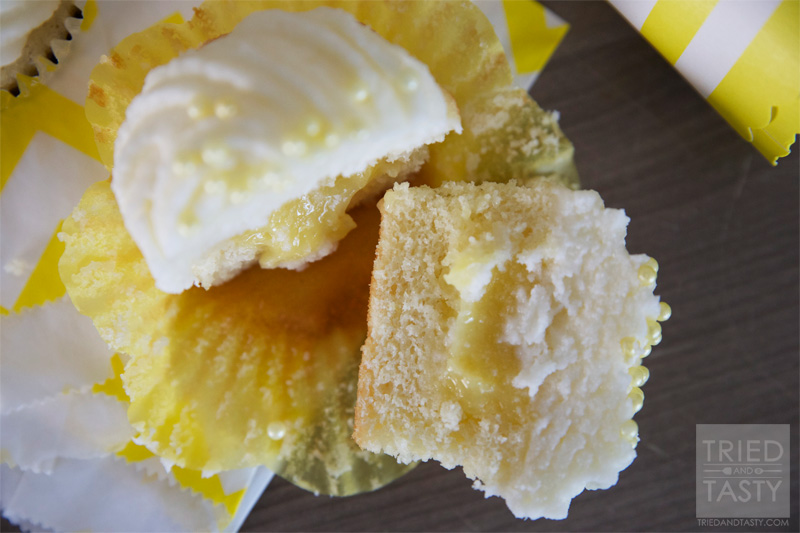 Lemon Cupcakes with Buttercream Frosting