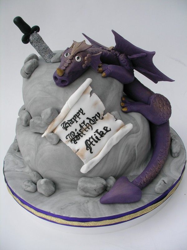 Medieval Dragon Birthday Cake