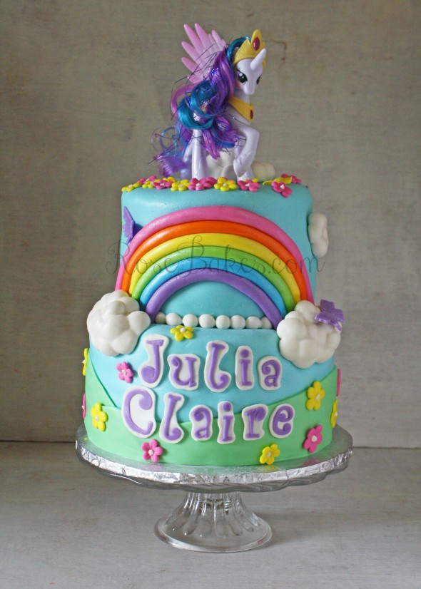 My Little Pony Rainbow Cake