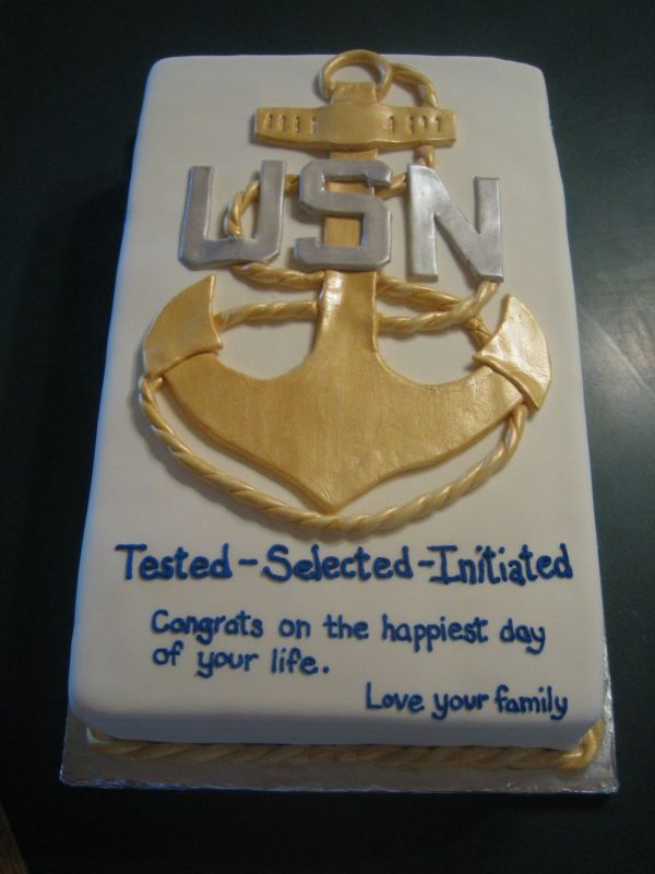 Navy Chief Retirement Cake Ideas