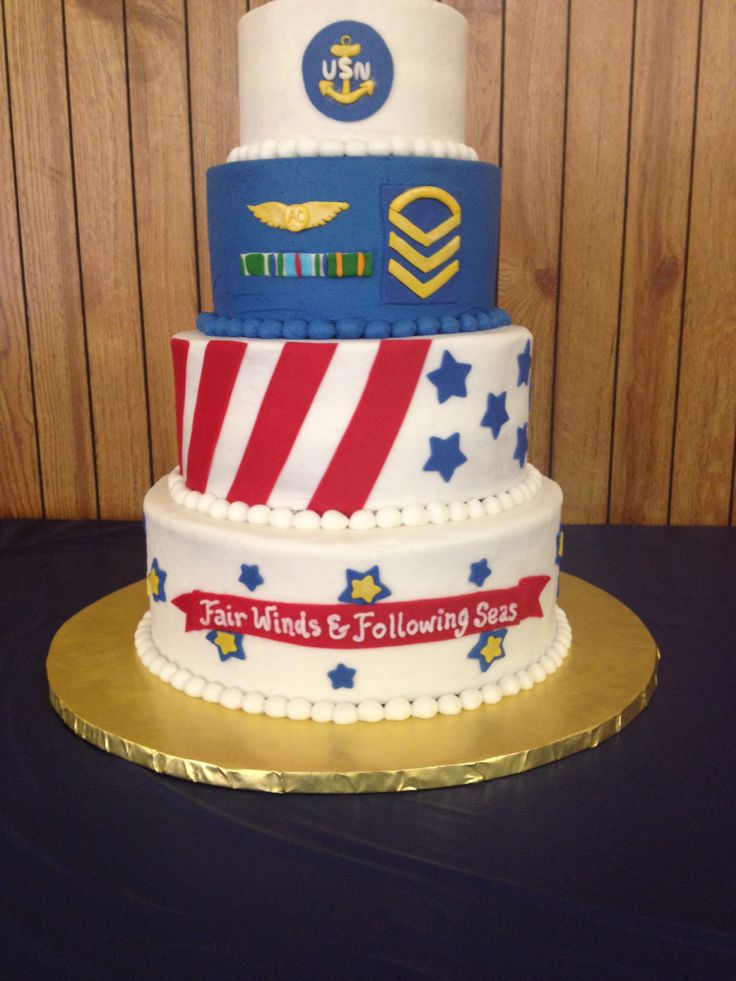 Navy Chief Retirement Cake