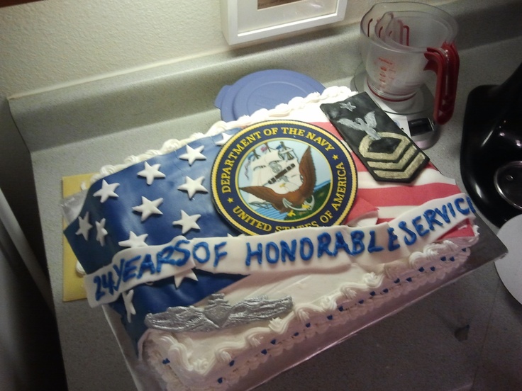 Navy Senior Chief Retirement Cakes