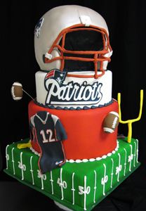 New England Patriots Cake