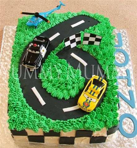 7 Photos of Race Car Birthday Cakes 6