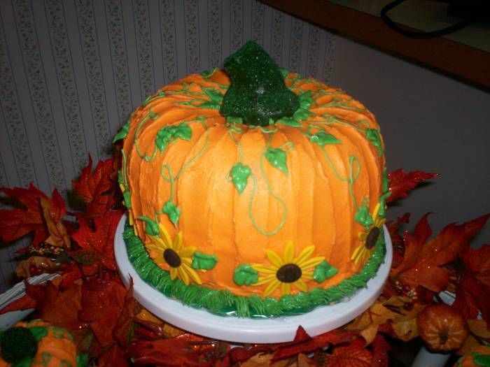 October Birthday Pumpkin