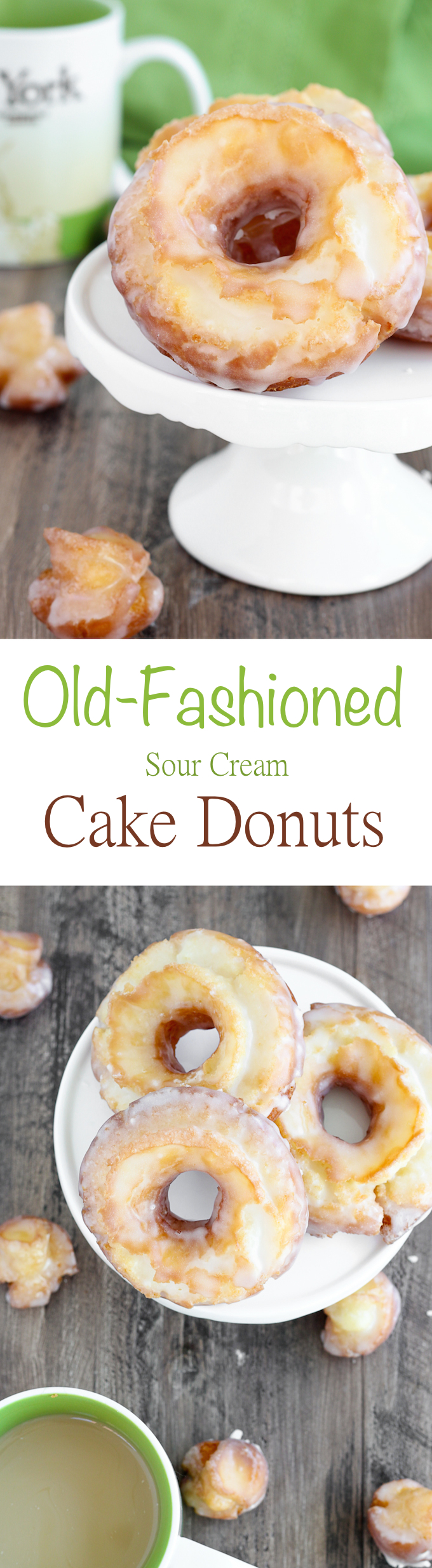 Old-Fashioned Sour Cream Cake Donuts