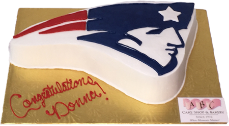 Patriots Football Cake