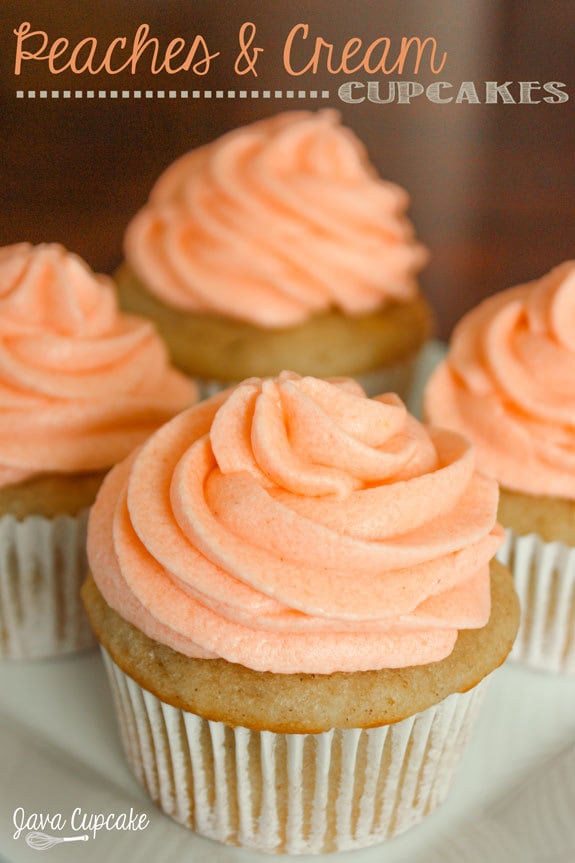 7 Photos of Chocalate Peaches And Cream Cupcakes