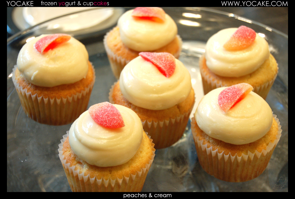 Peaches and Whipped Cream Cake