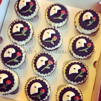 Phantom of the Opera Cupcake Toppers