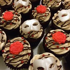 Phantom of the Opera Cupcakes