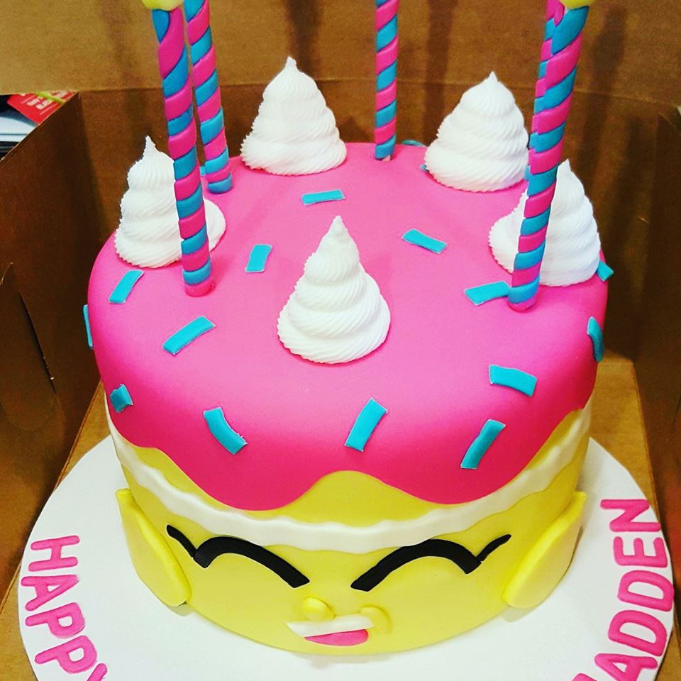 Pink Birthday Cake