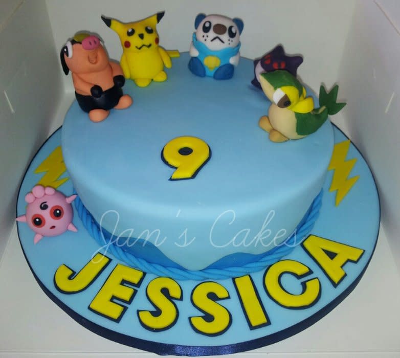 Pokemon Birthday Cake Cupcakes