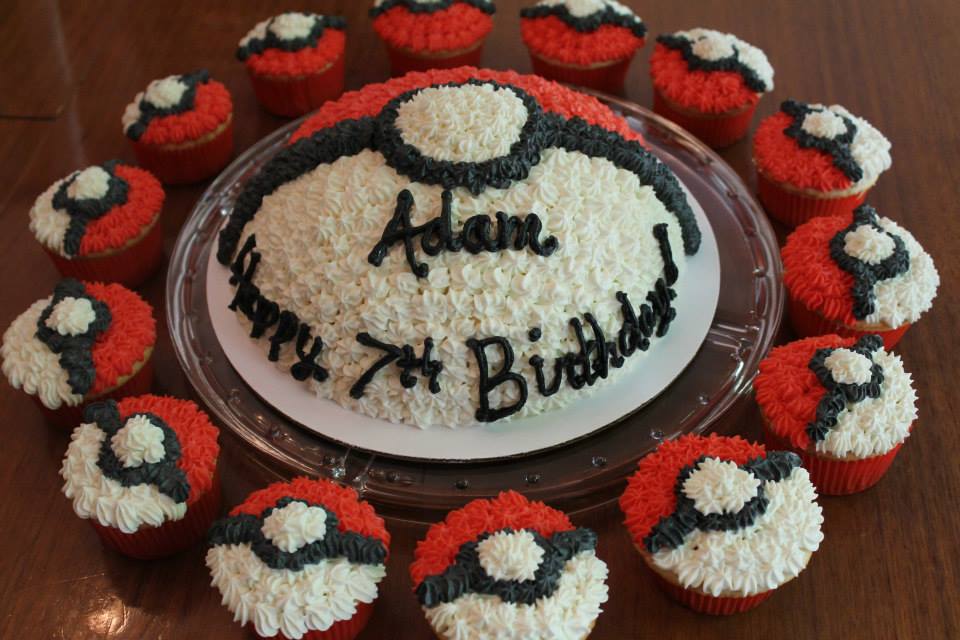 Pokemon Birthday Cake Cupcakes