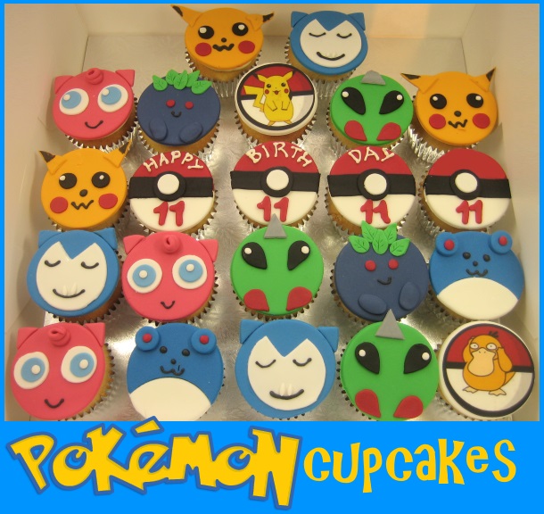 Pokemon Birthday Cupcakes